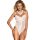 Queen Lingerie – prémium fehér teddykombináló L/XL