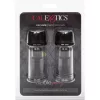 CalExotics - vákuumos csavaros mellbimbóizgató fekete