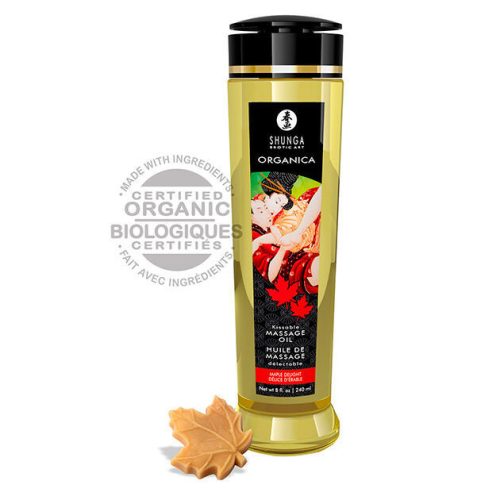 SHUNGA - prémium bio masszázsolaj, juhar élvezet 240 ml