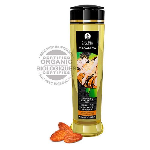 SHUNGA - BIO MANDULA MASSZÁZSOLAJ 240 ML