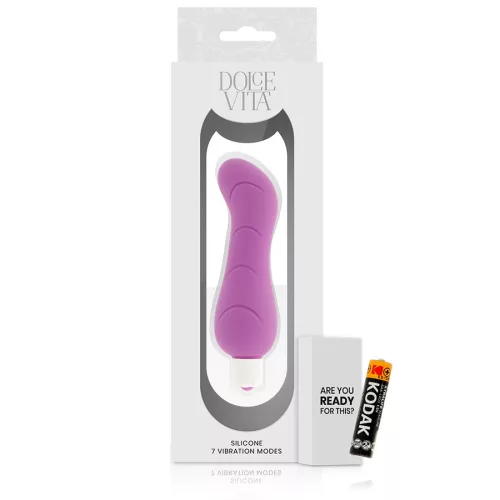 DOLCE VITA - G-SPOT LILA SZILIKON VIBRÁTOR