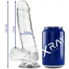 X RAY – átlátszó, rugalmas szexuális segédeszköz 18,5 cm
