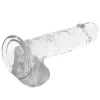X RAY – átlátszó pénisz golyókkal, 20 cm hosszú