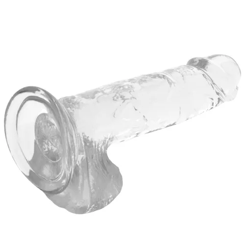 X RAY – átlátszó pénisz golyókkal, 20 cm hosszú
