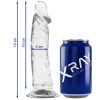 X RAY – átlátszó, 19 cm hosszú vibrátor