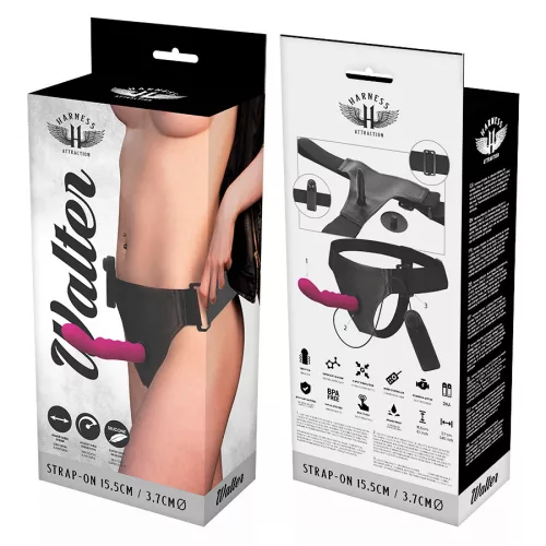 Harness Attraction – vibráló, prémium maszturbátor 15,5 cm
