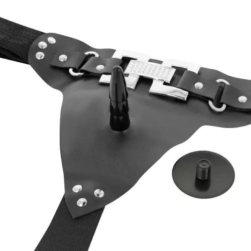 Harness Attraction Emmett - realisztikus vibrátor 16,5 cm