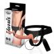 Harness Attraction - vibráló páros vibrátor 18 cm - 3,5 cm