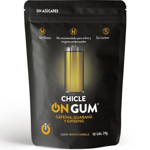 WUG GUM – koffeines, ginzenget és guaránát tartalmazó rágó
