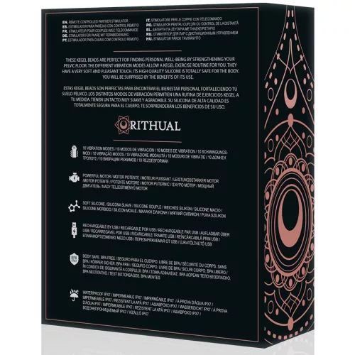 RITHUAL Nisha – újratölthető vibráló kegel golyók