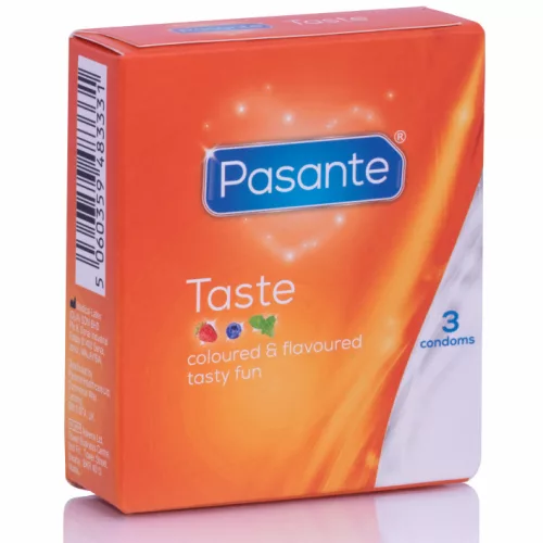Pasante Flavours ízesített óvszerválogatás - 3 db