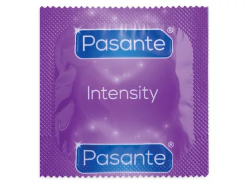 Pasante Intensity pontozott és bordázott óvszer - 144 db