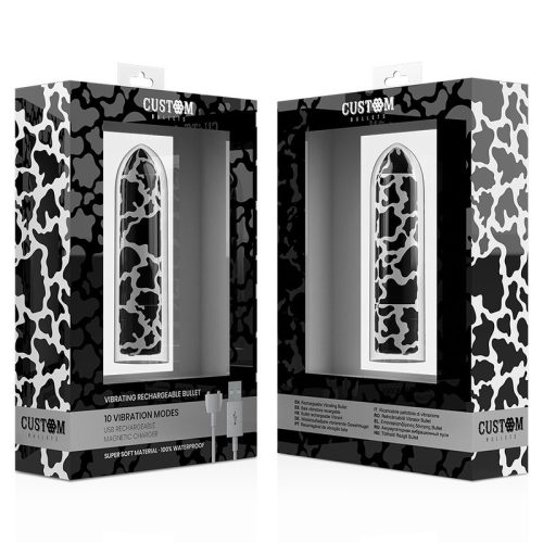 Custom Bullets – újratölthető mágneses vibrátor 10 fokozattal