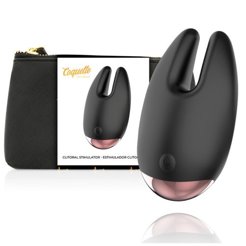 Coquette Chic Desire – elegáns csiklóizgató fekete/arany 