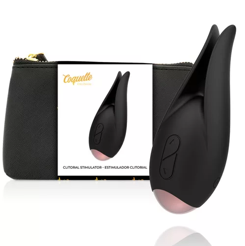 Coquette Chic Desire – csiklóizgató fekete/arany virággal