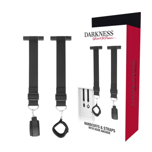 DARKNESS - prémium kötöző kézbilincsek ajtóra