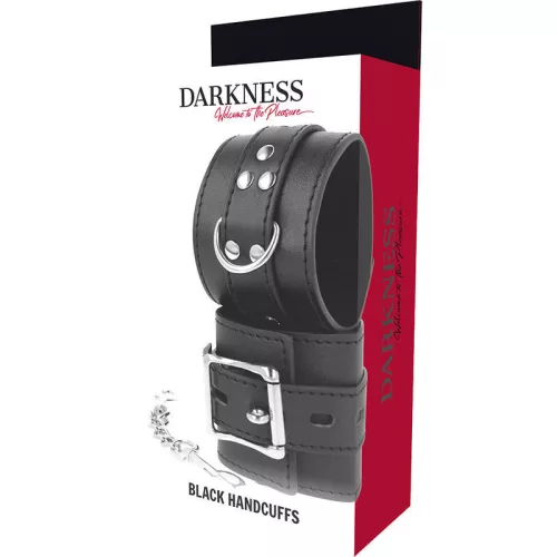 DARKNESS – prémium fekete bőr bilincsek