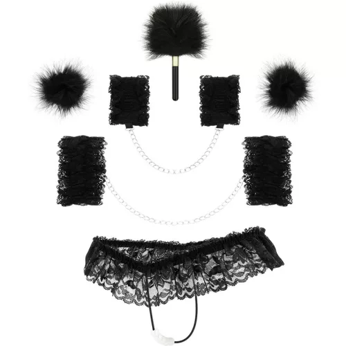COQUETTE CHIC DESIRE - CSIPKE KIEGÉSZÍTŐK BONDAGE SZETT DELUXE