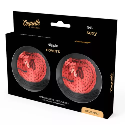 COQUETTE CHIC DESIRE – piros mellbimbó takarók prémium stílusban