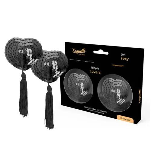 COQUETTE CHIC DESIRE – fekete mellbimbó takarók