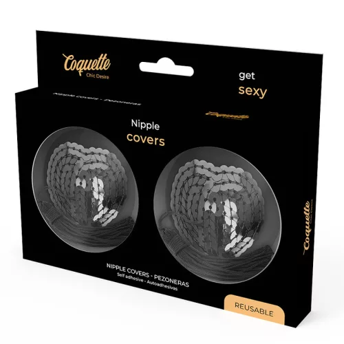 COQUETTE CHIC DESIRE – fekete mellbimbó takarók