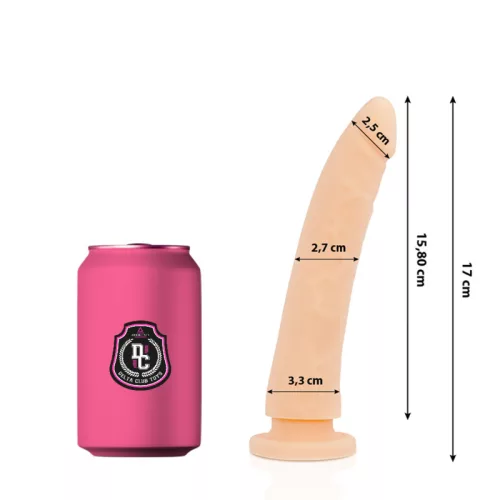 DELTA CLUB – prémium szilikon dildó, 17 cm hosszú