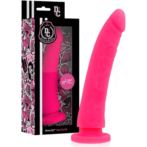 Delta Club – prémium rózsaszín dildó orvosi szilikonból 17 cm