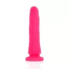 Delta Club – prémium rózsaszín dildó orvosi szilikonból 17 cm