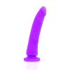 DELTA CLUB – prémium lila dildo orvosi szilikonból, 17 cm