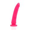 DELTA CLUB - szilikon dildó felcsatolóval 17 cm rózsaszín