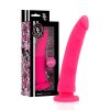 DELTA CLUB - szilikon dildó felcsatolóval 17 cm rózsaszín