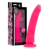 DELTA CLUB - Prémium pink dildó hám 20 cm hosszú