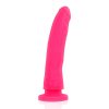 DELTA CLUB - Prémium pink dildó hám 20 cm hosszú