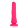 DELTA CLUB - Prémium pink dildó hám 20 cm hosszú