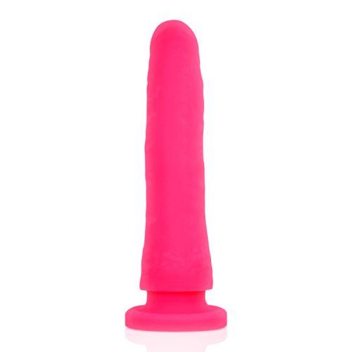 DELTA CLUB - Prémium pink dildó hám 20 cm hosszú