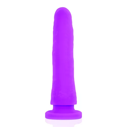 DELTA CLUB - prémium szilikon dildó - 20 cm, lila színben