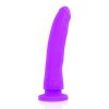 DELTA CLUB - prémium szilikon dildó - 20 cm, lila színben