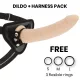 DELTA CLUB – prémium dildó 23 cm hús szilikonral