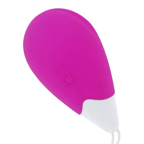 OHMAMA – texturált vibráló tojás 10 móddal, lila és fehér