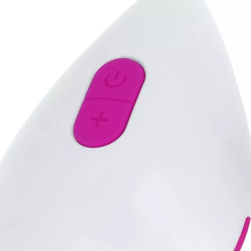 OHMAMA – texturált vibráló tojás 10 móddal, lila és fehér