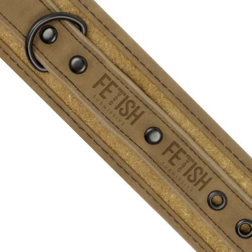 Fetish Submissive Origen – vegán bőr boka bilincsek neoprén béléssel