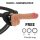 Cyber Silicock – folyékony szilikon strap-on 3 gyűrűvel