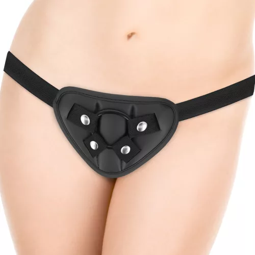 CYBER SILICOCK – 15,5 cm-es strap-on pénisz 3 gyűrűvel