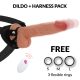CYBER SILICOCK – folyékony szilikon strap-on vibrátor távirányítóval