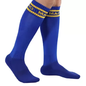 Macho – uniszex hosszú zokni, egy méret, kék színben