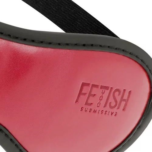Fetish Submissive - vegán bőr maszk neopréne béléssel