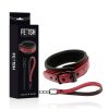 FETISH SUBMISSIVE DARK ROOM - NEOPRÉN BÉLÉS LÁNC NYAKLÁNC