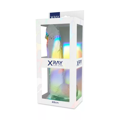 X RAY – prémium harnesz + 22 cm-es pénisz tojásokkal