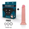 ROCKARMY - prémium folyékony szilikon dildo 19 cm hosszú