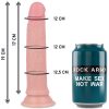 ROCKARMY - prémium folyékony szilikon dildo 19 cm hosszú